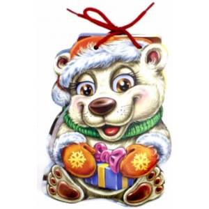 С Новым годом. Белый медвежонок