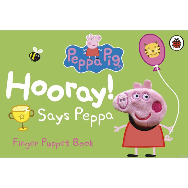 Peppa Pig: Hooray! Says Peppa (finger puppet board)