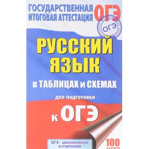 ОГЭ. Русский язык в таблицах и схемах. 5-9 классы