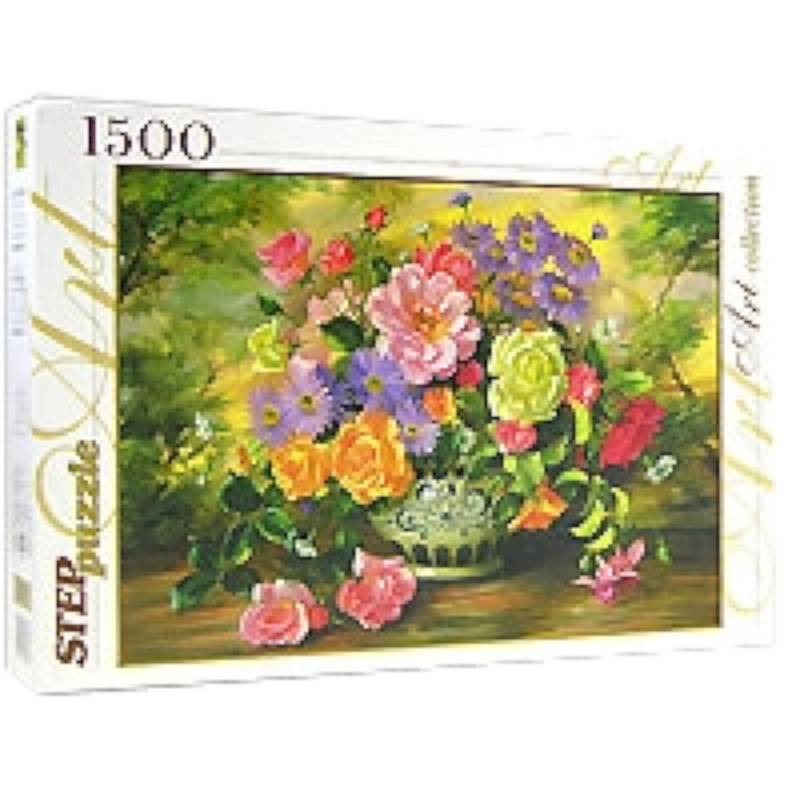 Пазл 1500 элелементов. 'Цветы в вазе'