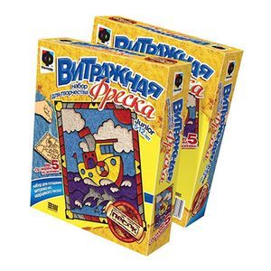 Витражная фреска По морям, по волнам