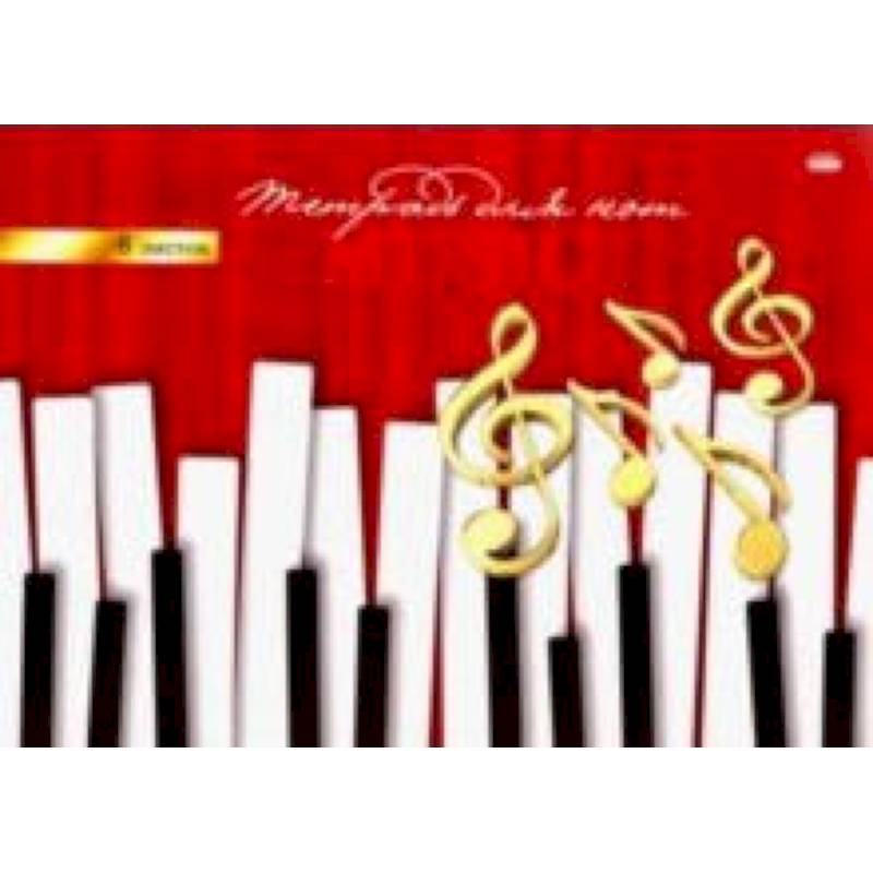 Тетрадь для нот 'Клавиши и ноты' (8 листов, А4) (08-7148)