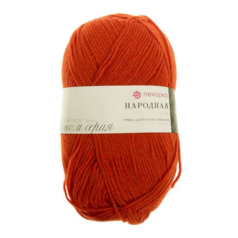 Народная. Цвет 30-Св.Теракот. 5х100 г