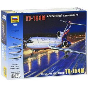 Сборная модель 'Российский авиалайнер Ту-154М'