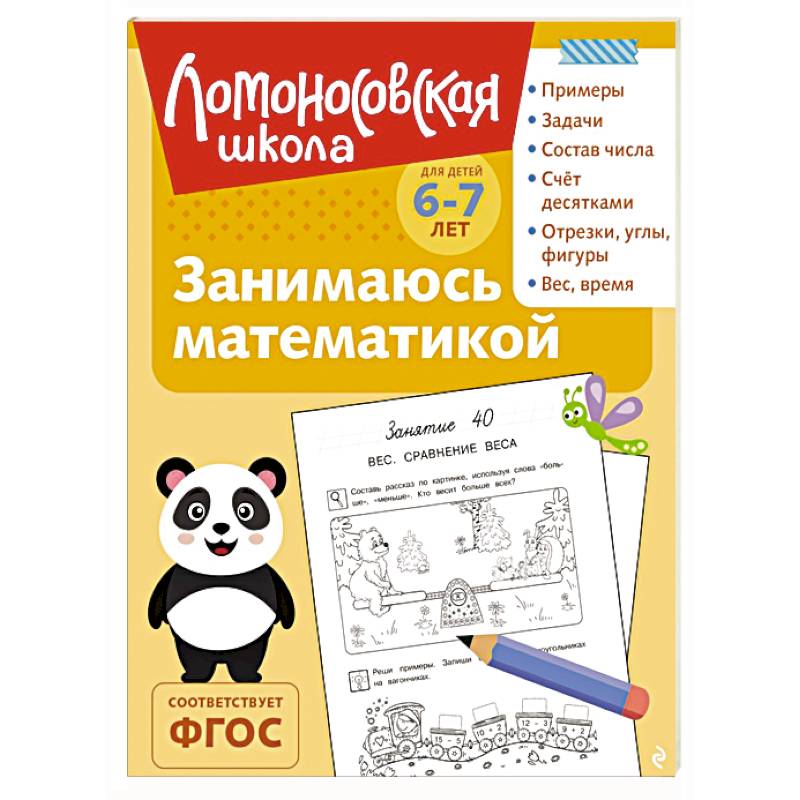 Занимаюсь математикой: для детей 6-7 лет