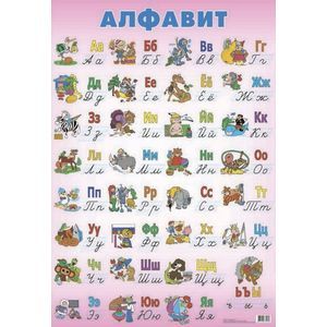 Алфавит. Русский язык. Плакат