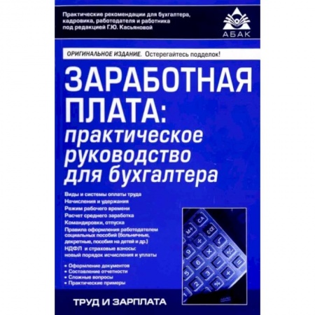 Бухучет отдельных операций, книга Заработная плата. Практическое руководство для бухгалтера купить по скидке