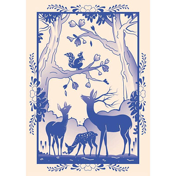 Блокнот Жили-были. Гжель «Олененок»