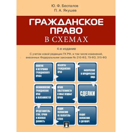 Гражданское право, книга Гражданское право в схемах: учебное пособие. 4-е издание купить по скидке