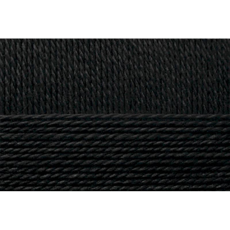 Мериносовая. Цвет 02-Черный. 10х100 г
