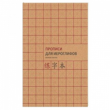 Прописи для китайских иероглифов, А4 ( мелкая клетка) Прописи для китайских иероглифов, А4 ( мелкая клетка)