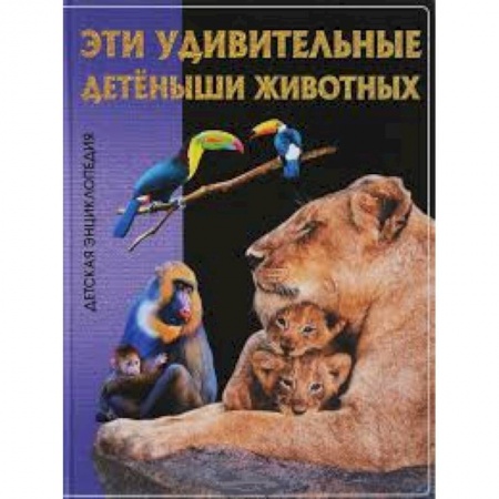 Животный и растительный мир, книга Эти удивительные детеныши животных. Детская энциклопедия. купить по скидке