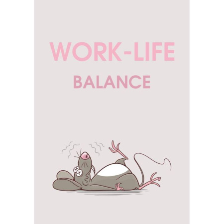 WORK-LIFE BALANCE. Ежедневник недатированный (А5, 72 л.)