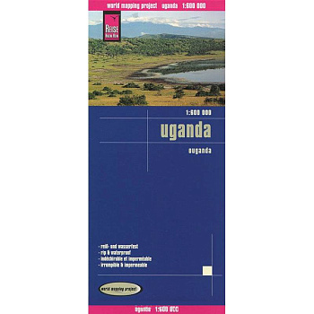Уганда. Карта. Uganda (1:600.000)