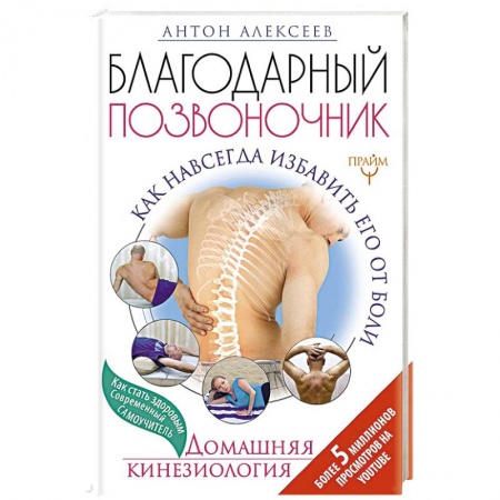 Массаж: лечебный, восточный, книга Благодарный позвоночник. Как навсегда избавить его от боли. Домашняя кинезиология купить по скидке
