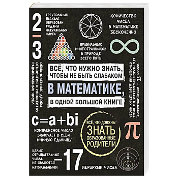 Все что нужно знать, чтобы не быть слабаком в математике в одной большой книге